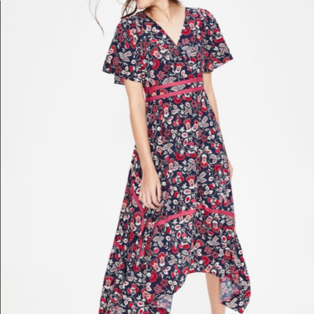 Boden Holly hankie hem dress
